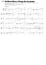 scarica la spartito per fisarmonica No More Blues (Chega de Saudade) (Bossa Nova) in formato PDF