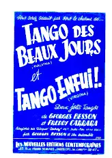 télécharger la partition d'accordéon Tango enfui (Virgina) (Orchestration) au format PDF