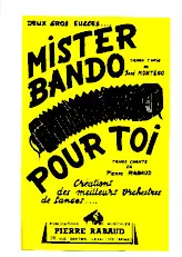 scarica la spartito per fisarmonica Mister Bando (Orchestration) (Tango Typic) in formato PDF