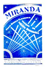 download the accordion score Miranda (Orchestration Complète) (Paso Doble Flamenco) in PDF format