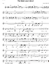 download the accordion score Toi mon seul désir (Tango) in PDF format