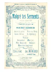 download the accordion score Malgré tes serments (I Wonder Who's Kissing Her Now) (Chantée par : Mercadier / Lucienne Delyle) in PDF format