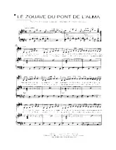 télécharger la partition d'accordéon Le zouave du pont de l'Alma (Chant : Serge Reggiani / Isabelle Berteloot et Isabelle Paquot) (Marche) au format PDF