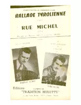télécharger la partition d'accordéon Ballade Tyrolienne (Orchestration) (Valse Mazurka) au format PDF