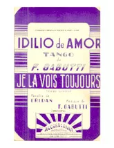 download the accordion score Je la vois toujours (Orchestration Complète) (Tango Chanté) in PDF format