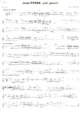 download the accordion score Jean Ferrat Pot Pourri (Arrangement Gérard Merson) in PDF format