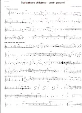 télécharger la partition d'accordéon Salvatore Adamo Pot Pourri (Arrangement Gérard Merson) au format PDF