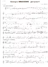 download the accordion score Georges Brassens Pot Pourri (Arrangement Gérard Merson) in PDF format