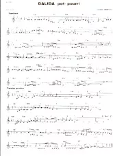 descargar la partitura para acordeón Dalida Pot Pourri (Arrangement Gérard Merson) en formato PDF
