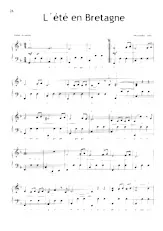scarica la spartito per fisarmonica L'été en Bretagne (Valse Musette) in formato PDF