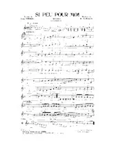download the accordion score Si peu pour moi (Boléro) in PDF format
