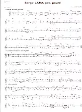 download the accordion score Serge Lama Pot Pourri (Arrangement Gérard Merson) in PDF format