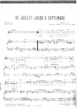 download the accordion score De juillet jusqu'à septembre (Slow) in PDF format