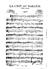 télécharger la partition d'accordéon Ça c'est du baratin (Arrangement : Jean Médinger) (Valse Chantée avec Variations) au format PDF