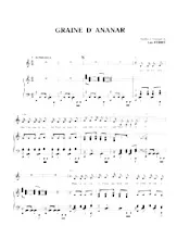 télécharger la partition d'accordéon Graine d'ananar (Habanera) au format PDF