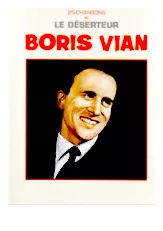 télécharger la partition d'accordéon Boris Vian : 25 chansons et le Déserteur au format PDF