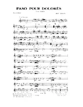 descargar la partitura para acordeón Paso pour Dolorès en formato PDF