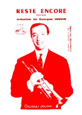 download the accordion score Reste encore (Création : Georges Jouvin) (Slow Rock) in PDF format