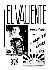 télécharger la partition d'accordéon El Valiente (Paso Doble) au format PDF
