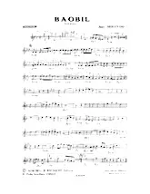 descargar la partitura para acordeón Baobil (Boléro) en formato PDF