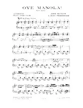 descargar la partitura para acordeón Oye Manola (Paso Doble) en formato PDF