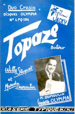 télécharger la partition d'accordéon Topaze (Arrangement : Germain Ducarne) (Orchestration) (Boléro) au format PDF