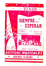 télécharger la partition d'accordéon Siempre Esperar (Espérer) (Orchestration) (Tango) au format PDF