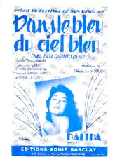 télécharger la partition d'accordéon Dans le bleu du ciel bleu (Nel blu dipinto di blu) (Chant : Dalida) (1er prix du festival de San Remo 1958) (Fox) au format PDF