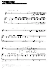télécharger la partition d'accordéon Wild horses (Chant : Rolling Stones) (Slow)  au format PDF