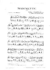 descargar la partitura para acordeón Marinette (Java) en formato PDF