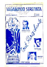 télécharger la partition d'accordéon Vagabundo Serenata (Vagabond sérénade) (Tango Chanté) au format PDF