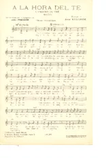 download the accordion score A la hora del té (A l'heure du thé) (Baião) in PDF format