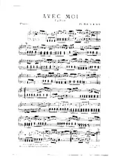 télécharger la partition d'accordéon Avec moi (Orchestration Complète) (Tango) au format PDF