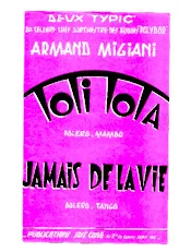 télécharger la partition d'accordéon Toti Tota (Sur les motifs de la Chanson de : Gloria Miguel) (Orchestration) (Mambo Medium) au format PDF