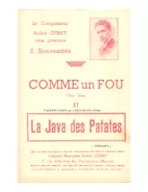télécharger la partition d'accordéon La java des patates (Orchestration Complète) au format PDF