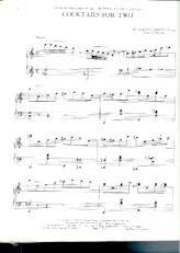 descargar la partitura para acordeón Cocktails for two (From The Paramount Picture : Murder At The Vanities) en formato PDF