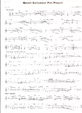 télécharger la partition d'accordéon Henri Salvador Pot Pourri (Arrangement Gérard Merson) au format PDF