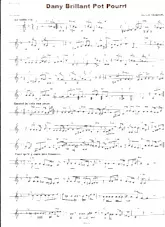 descargar la partitura para acordeón Dany Brillant Pot Pourri (Arrangement : Gérard Merson) en formato PDF