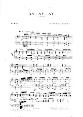 descargar la partitura para acordeón Ay Ay Ay (Tango) (Partie : Piano)  en formato PDF