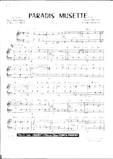scarica la spartito per fisarmonica Paradis Musette (Valse) in formato PDF