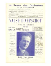 télécharger la partition d'accordéon Valse d'Aerschot (Wals van Aarschot) (Orchestration Complète) au format PDF