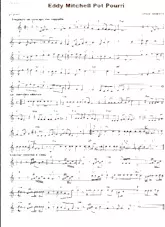 télécharger la partition d'accordéon Eddy Mitchell Pot Pourri (Arrangement : Gérard Merson) au format PDF