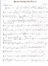 télécharger la partition d'accordéon Michel Sardou Pot Pourri (Arrangement : Gérard Merson) au format PDF