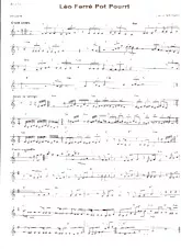 download the accordion score Léo Ferré Pot Pourri (Arrangement : Gérard Merson ) in PDF format