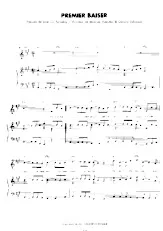download the accordion score Premier baiser (Chant : Emmanuelle Mottaz) (Générique de la série TV) in PDF format