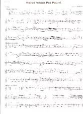 télécharger la partition d'accordéon Hervé Vilard Pot Pourri (Arrangement : Gérard Merson) au format PDF