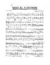 télécharger la partition d'accordéon Neige de printemps (Valse) au format PDF