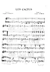 download the accordion score Les cactus in PDF format