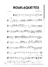 scarica la spartito per fisarmonica Rouflaquettes (Orchestration) (Java Chantée) in formato PDF