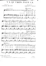 download the accordion score Y'a qu' Paris pour ça (Irma la douce) (Valse Chanté) in PDF format